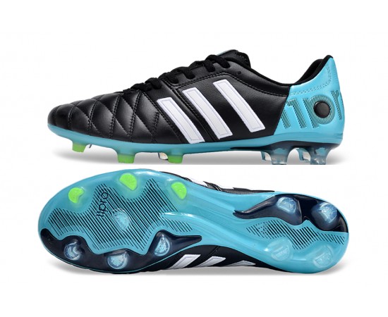 Adidas Adipure 11 PRO X PD25 TRX FG Black White Ltblue Soccer Cleats For Men