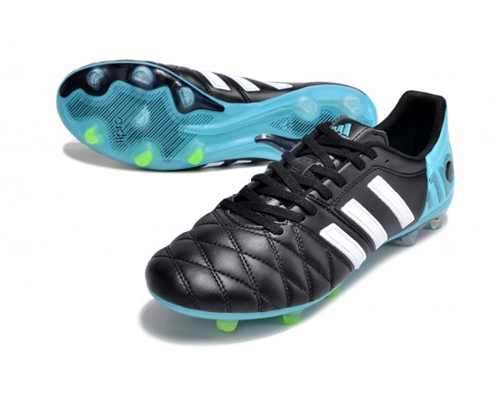 Adidas Adipure 11 PRO X PD25 TRX FG Black White Ltblue Soccer Cleats For Men