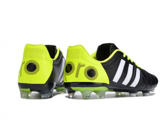 Adidas Adipure 11 PRO X PD25 TRX FG White Black Yellow And Green Soccer Cleats For Men