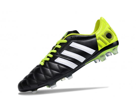 Adidas Adipure 11 PRO X PD25 TRX FG White Black Yellow And Green Soccer Cleats For Men