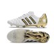 Adidas Adipure 11 PRO X PD25 TRX FG White Gold Black Soccer Cleats For Men