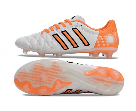 Adidas Adipure 11 PRO X PD25 TRX FG White Orange Black Soccer Cleats For Men