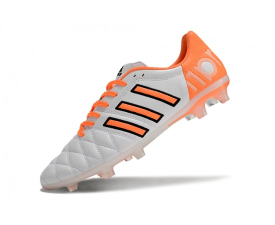 Adidas Adipure 11 PRO X PD25 TRX FG White Orange Black Soccer Cleats For Men