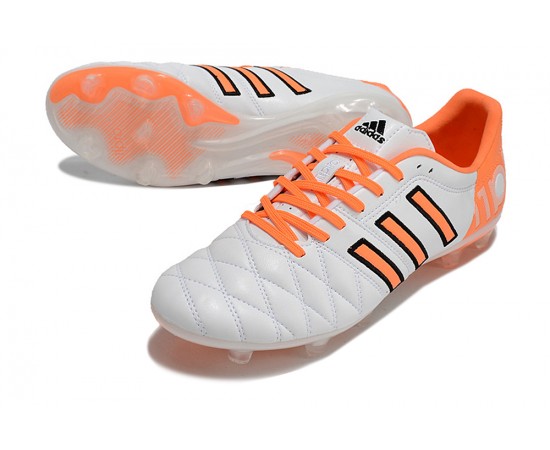 Adidas Adipure 11 PRO X PD25 TRX FG White Orange Black Soccer Cleats For Men