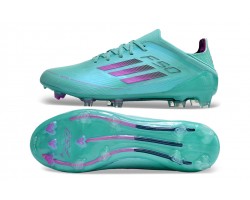 Adidas F50 FG Soccer Cleats Green Purple For Men And Women 