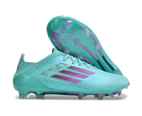 Adidas F50 FG Soccer Cleats Green Purple For Men And Women