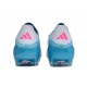 Adidas F50 FG Soccer Cleats Ltblue Grey Pink For Men And Women