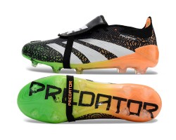 Adidas Predator Accuracy FG Boost Soccer Cleats Black Green White Orange For Men And Women 