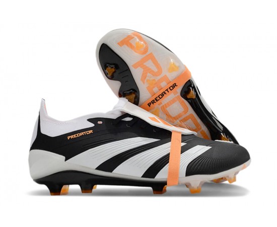 Adidas Predator Accuracy FG Boost Soccer Cleats Black White Orange For Men And Women