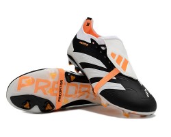 Adidas Predator Accuracy FG Boost Soccer Cleats Black White Orange For Men And Women 