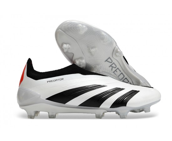 Adidas Predator Accuracy FG Boost Soccer Cleats Black White Red For Men