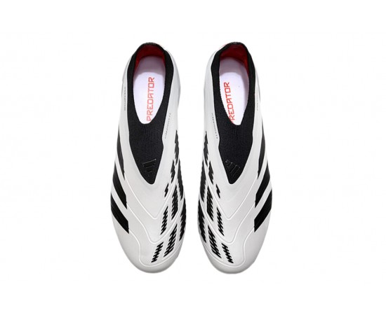 Adidas Predator Accuracy FG Boost Soccer Cleats Black White Red For Men