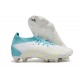 Adidas Predator Accuracy FG Boost Soccer Cleats White Ltblue For Men