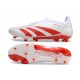 Adidas Predator Accuracy FG Boost Soccer Cleats White Red For Men