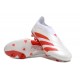 Adidas Predator Accuracy FG Boost Soccer Cleats White Red For Men