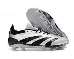 Adidas Predator Accuracy FG Low Soccer Cleats Black Silver For Men 