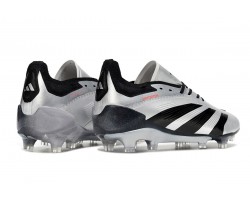 Adidas Predator Accuracy FG Low Soccer Cleats Black Silver For Men 