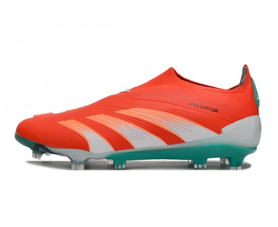 Adidas Predator Accuracy FG Low Soccer Cleats Green Orange For Men