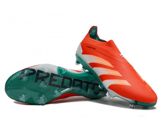 Adidas Predator Accuracy FG Low Soccer Cleats Green Orange For Men