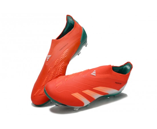 Adidas Predator Accuracy FG Low Soccer Cleats Green Orange For Men