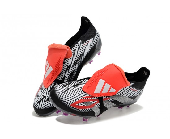 Adidas Predator Accuracy FG Low Soccer Cleats Orange Black Silver For Men