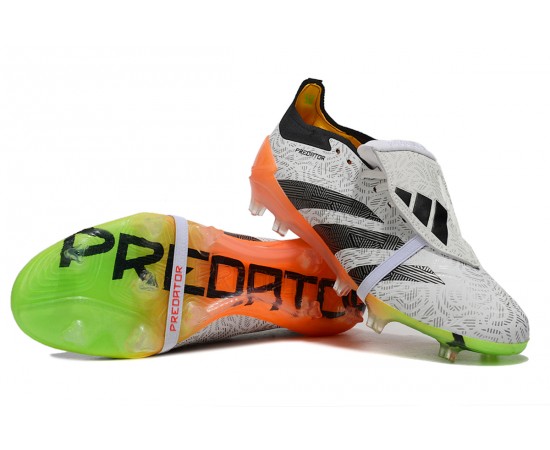 Adidas Predator Accuracy FG Low Soccer Cleats Orange White Black For Men