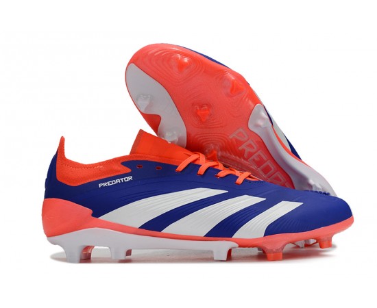 Adidas Predator Accuracy FG Low Soccer Cleats Orange White Blue For Men