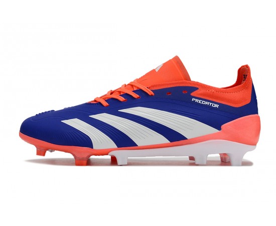 Adidas Predator Accuracy FG Low Soccer Cleats Orange White Blue For Men