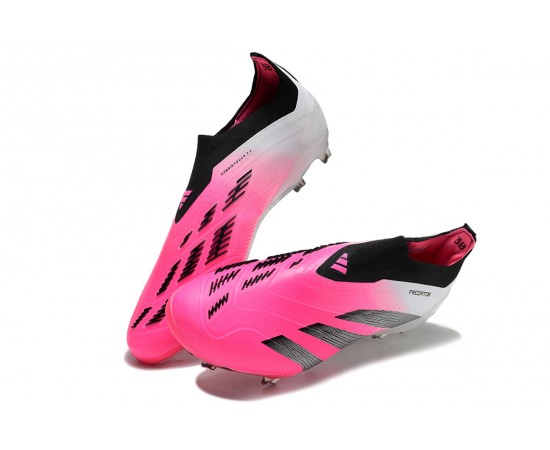 Adidas Predator Accuracy FG Low Soccer Cleats Purple White Black For Men