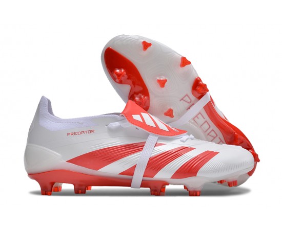 Adidas Predator Accuracy FG Low Soccer Cleats Red White For Men