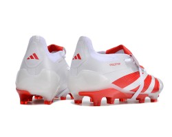 Adidas Predator Accuracy FG Low Soccer Cleats Red White For Men 