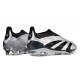 Adidas Predator Accuracy FG Low Soccer Cleats Silver Black For Men