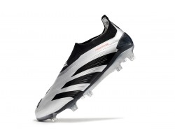 Adidas Predator Accuracy FG Low Soccer Cleats Silver Black For Men 