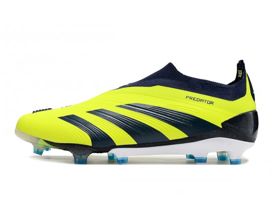 Adidas Predator Accuracy FG Low Soccer Cleats Yellow Blue For Men