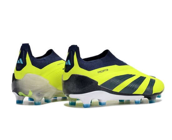 Adidas Predator Accuracy FG Low Soccer Cleats Yellow Blue For Men