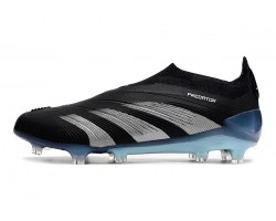 Adidas Predator Accuracy FG Soccer Cleats Black Blue Silver For Men 