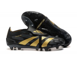 Adidas Predator Accuracy FG Soccer Cleats Black Gold For Men 