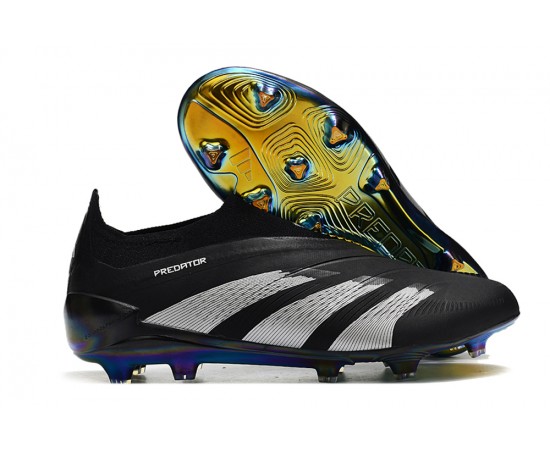 Adidas Predator Accuracy FG Soccer Cleats Black Grey For Men And Women