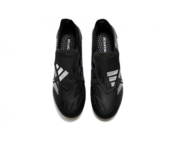 Adidas Predator Accuracy FG Soccer Cleats Black Silver For Men And Women