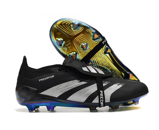 Adidas Predator Accuracy FG Soccer Cleats Black Silver For Men And Women