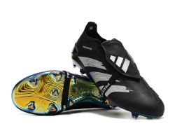 Adidas Predator Accuracy FG Soccer Cleats Black Silver For Men And Women 