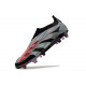 Adidas Predator Accuracy FG Soccer Cleats Black Silver Grey For Men