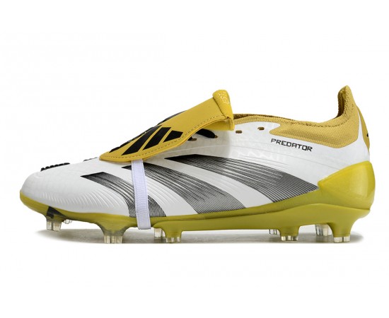 Adidas Predator Accuracy FG Soccer Cleats Black White Olive For Men