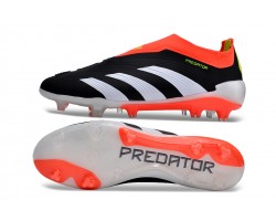 Adidas Predator Accuracy FG Soccer Cleats Black White Orange For Men 