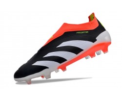 Adidas Predator Accuracy FG Soccer Cleats Black White Orange For Men 