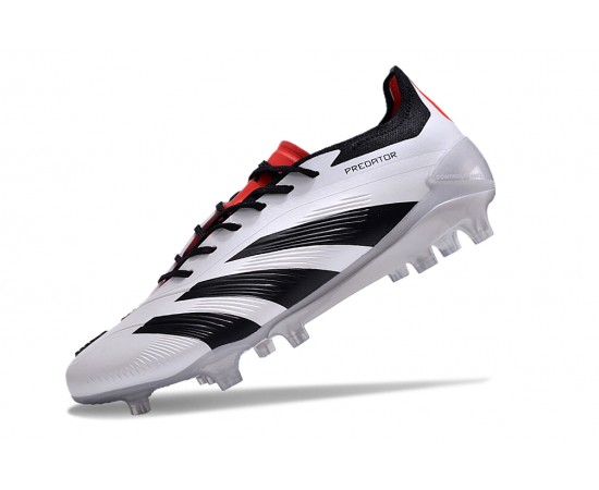 Adidas Predator Accuracy FG Soccer Cleats Black White Red For Men