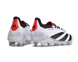 Adidas Predator Accuracy FG Soccer Cleats Black White Red For Men 