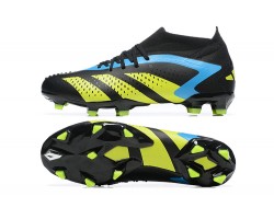 Adidas Predator Accuracy FG Soccer Cleats Black Yellow Blue For Men 