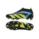 Adidas Predator Accuracy FG Soccer Cleats Black Yellow Blue For Men