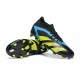 Adidas Predator Accuracy FG Soccer Cleats Black Yellow Blue For Men